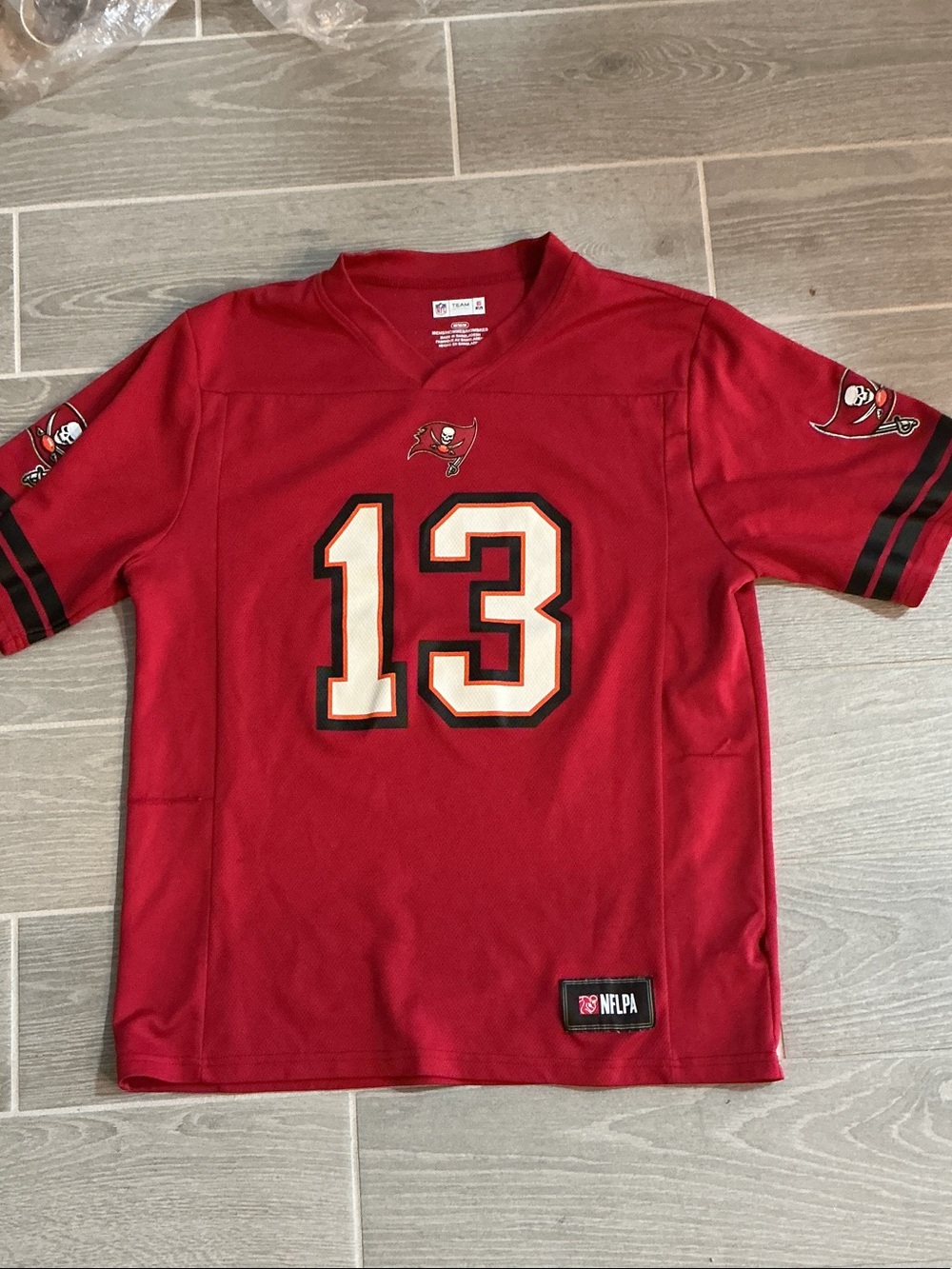 NFL Tampa Bay Buccaneers Red #13 Mike Evans Team Jersey Men’s Sz Medium